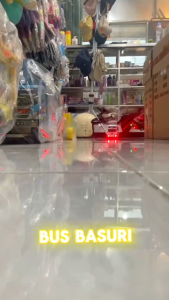 Ready COD Promo MAINAN ANAK BUS BASURI MAINAN VIRAL MAINAN BIS / BUS TELOLET DILENGKAPI SUARA KLAKSON BASURI Dan LAMPU