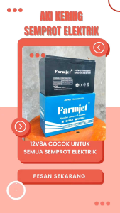 Aki Kering terbaru sprayer elektrik 12V 8a pertanian battrei sprayer elektrik untuk semprot pertanian