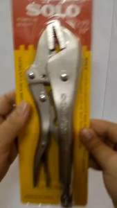 คีมล็อค SOLO No.93-10" ปากตรง