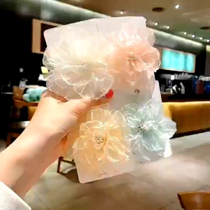 Jepit Rambut Anak Motif Bunga Gaya Korea Import