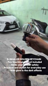 BTS Mini Army Bomb V4 Keychain | Glow in Dark / LED Light / Inhaler Holder | Light Stick Kpop Fan | CJG GraFx