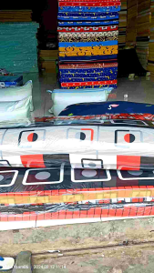 Fromo Kasur Busa super awet kualitas  ukuran 180×140×10 cm muat 3 orang Redy smua motip
