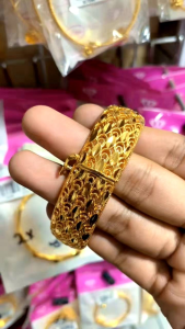 Gelang Tangan Bangkok Dubai Terbaru kualitas premium tembaga lapis emas 24k sepu kuat free surat perhiasan