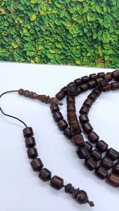 Tasbih Kayu Kelor Jawa Original Motif Marjan Fs015