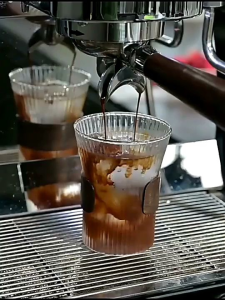 Glass Coffee Tea Walnut Cup Holder Gelas Cangkir Kaca Unik Kopi Teh Tahan Panas