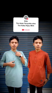 KURTA BASIC BAJU KOKO PRIA LENGAN 3/4 KATUN PREMIUM