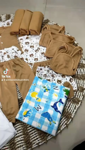 Paket Brojol Perlengkapan Bayi Seri Coksu BEAR 50pcs