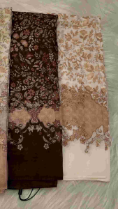 Henna tudung bawal square cotton voile by Tudung Ruffle