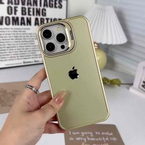 U8 Camera Standing Case untuk iPhone 11 12 13 14 15 Plus Pro Max Hard Casing