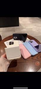 FOLDING STAND CASE IPHONE 11 12 13 14 15 PRO MAX HOLDING CASING