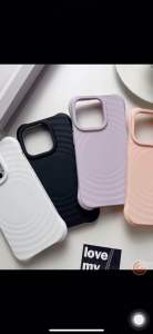 WAVE PATTERN FOUR CORNER SHOCKPROOF MAGSAFE CASE IPHONE 11 12 13 14 15 PRO MAX SUPPORT WIRELESS CHARGING