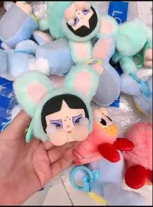 CRYBABY X POWERPUFF GIRLS SERIES VINYL FACE ACTION TOYS FIGURE CRYBABY GANTUNGAN TAS KUNCI MODEL CRYBABY VIRAL
