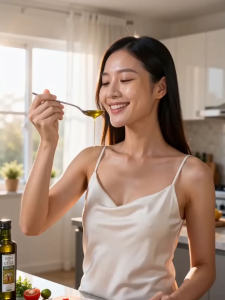 Dầu Ô Liu AMOLIVA POMACE Chai Thủy Tinh 1 Lít Chuẩn Tây Ban Nha (date 2028)