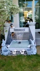 น้ำพุ สองทาง ม่านน้ำกลาง