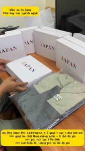 Áo điều hoà AKITA 21V mới nhất 2025  96.000mAH -pin 24V cho Quạt chạy từ 12h-20h [ CHÍNH HÃNG - BH 1 NĂM] ==> Áo Chất liệu KAKI 3/1 giữ nhiệt và gió rất tốt