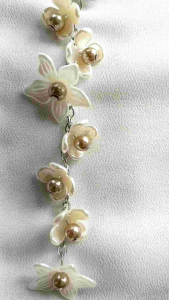 Hijabnur1  Pin Hijab - Peniti Dagu - Bros Hijab Juntai Panjang handmade