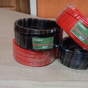 KABEL LISTRIK 1 ROLL 1.5 MM 50 YARD MERK RAMAI KABEL TUNGGAL TEMBAGA CAMPURAN