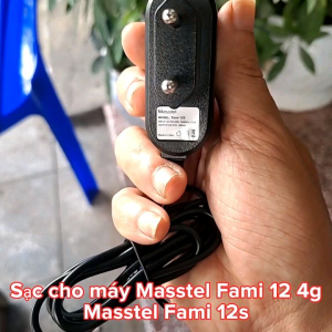 Bộ Sạc liền dây chân type Micro cho máy masstel fami 12 4G (12s) dùng chung nhiều dòng máy cỏ người già