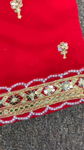 [PRE-ORDER] Ready Made Faux Georgette With Embroidery Plazzo ( Delivery 10 days )