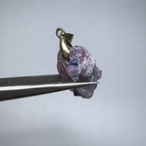 21275-MẶT TINH THỂ ĐÁ SAPHIAHỒNG XANH ( THIÊN NHIÊN )KHÔNG XỬ LÝ MÓC BẠC .