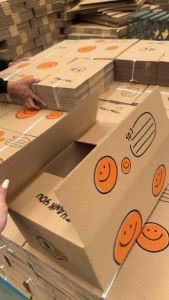 กล่องไปรษณีย์ 100 ใบ size 0