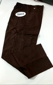 Seragam Celana Panjang Karet Gemblok Pramuka Coklat Kantong Banyak SD Mi Mts SMP / celana PDL cargo Pramuka