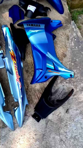 Cover Body Fullset Halus Kasar Yamaha Jupiter Z Lama Old 2003 s/d 2005 Warna Biru Telur Asin