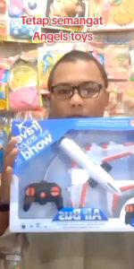 Mainan anak RC pesawat terbang remot kontrol