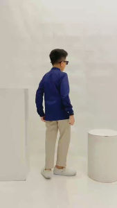 SETELAN KEMEJA KOKO LENGAN PANJANG ANAK LAKI-LAKI/SET KOKO JUNIOR AIDAN USIA 6-14 TAHUN