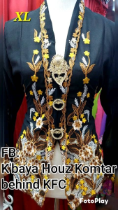 Kebaya Sulam Nyonya Embroidery Traditional Hand Made (S)