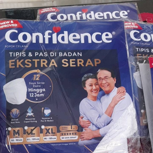 POPOK DEWASA CONFIDENCE EKSTRA SERAP TIPIS PAS DI BADAN 1PCS