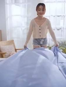 Plain/print Color Flat Sheet Queen King Size Bed Sheet High Quality Washed Cotton Bedsheet (No Pillowcase)