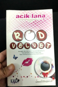 Novel Red Velvet - Acik Lana (PRELOVED)