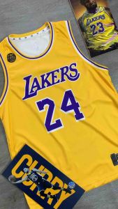 JERSEY BASKET KOBE BRYANT 24 LAKERS KUNING HONER KB SWINGMAN