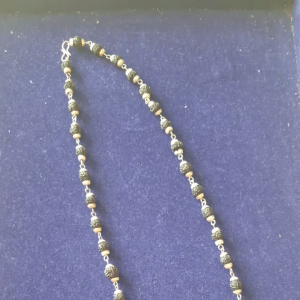 Panchamukhi Rudraksha Mala Beads - Genuine Rudraksha for Meditation & Pooja