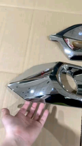 Cover Foglamp All New Pajero 2016 2018 2020 Fog Lamp Model Tempel Chrome