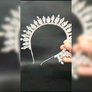 [MK58] Mahkota Pengantin Bintang Besar Panjang Sampai Telinga