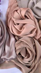 HARGA GROSIR ! PASHMINA CRINKLE TEXTURED SILK MALAY / CRADENZA SILK PREMIUM/ PASHMINA SHAWL / PASHMINA TERBARU 2021