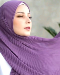 BELI 1 GRATIS 1! hijab pashmina plisket full plisket tanpa garis tengah terbaru warna terlengkap