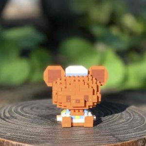 Đồ chơi lắp ráp mô hình khối xây dựng Gấu nâu/Nhân vật hoạt hình Disney/Sanrio/Minion