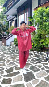 HAZZENDA JAS HUJAN STEGAN PRIA WANITA BAHAN PVC PALING MURAH