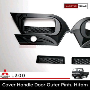 Paket Cover Handle Door Outer Mangkok Cover Pintu Mitsubishi L300 Hitam
