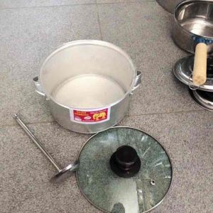 PANCI SAYUR ALUMINIUM TUTUP KACA FREE CINTUNG MURAH COD