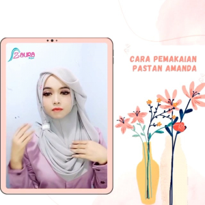 Zaura Pastan Amanda Hijab Ceruty Kerudung Wanita