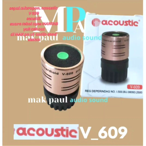 Spul Mic Kabel/Wireless ACOUSTIC V-609 Sensitif