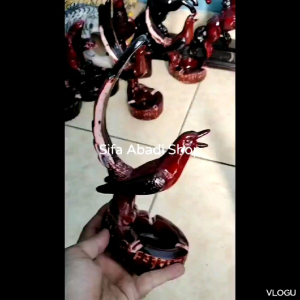 Asbak Murah Unik Aesthetic Motif Burung