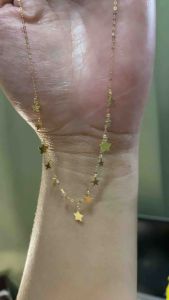 PAWNABLE 18K Saudi Gold Lightweight Star Necklace✨