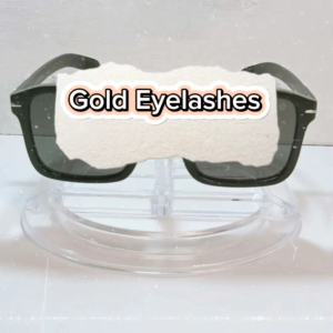 Kacamata Hitam Bingkai Gold Fashionable Berkendara Jaga Kesehatan Mata