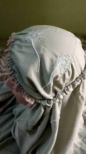 Mukena Dewasa Lajuran Terusan: Mukena Kain Adem Premium