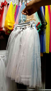 Rok Tutu anak perempuan pendek tile polos usia 1-12 tahun